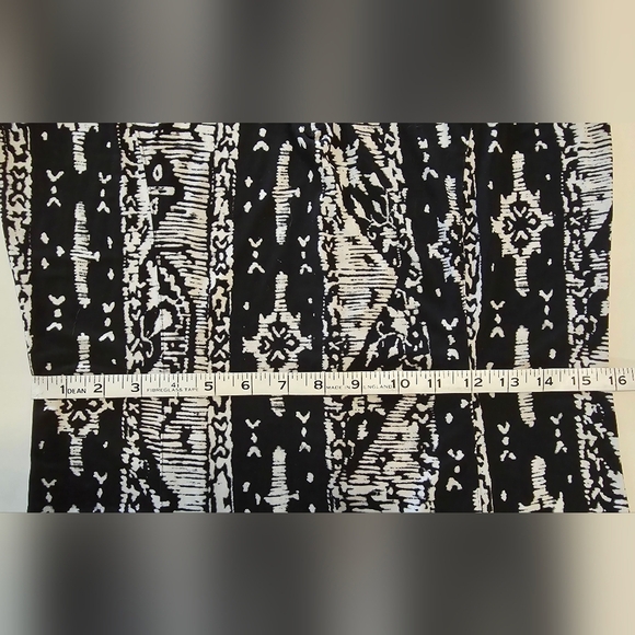Bisou Bisou Monochrome Patterned Mini Dress Size M Bohochic - Picture 9 of 11